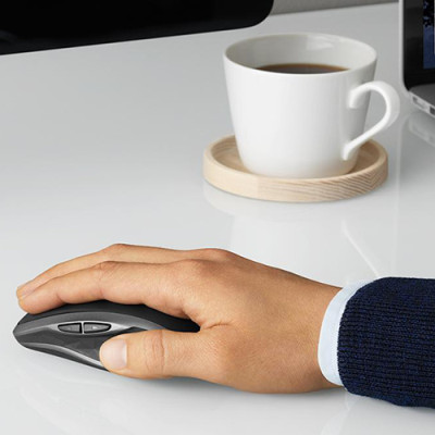 Chuột không dây Bluetooth Logitech MX Anywhere 2s - nhỏ gọn, dùng mọi bề mặt, con lăn HyperFast, sạc nhanh USB-A, phù hợp Mac/ Laptop - Hàng chính hãng