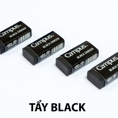 Tẩy Campus Black