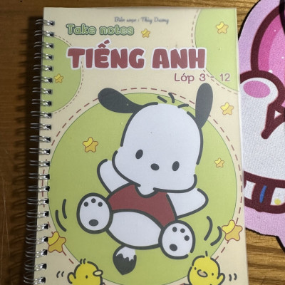 Sách- Sổ giấy Lò xo Take note Tiếng Anh Lớp 3-12 (Phiên bản cập nhật Mới nhất 2025)