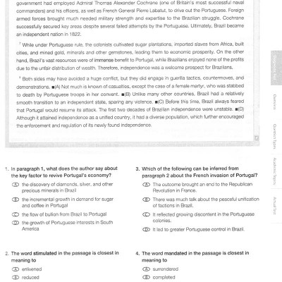 Toefl iBT - Reading