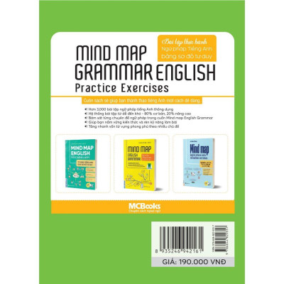 Mind Map English Grammar Practice Exercises - Bài Tập Thực Hành Ngữ Pháp Tiếng Anh Bằng Sơ Đồ Tư Duy - Bản Quyền