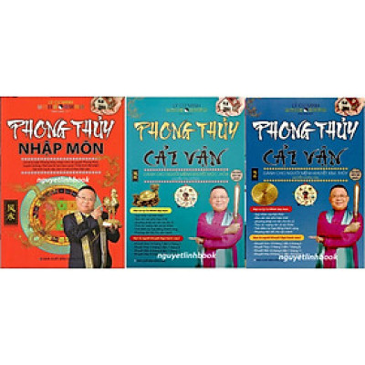 Combo 3 cuốn: Phong Thủy Nhập Môn + Phong Thủy Cải Vận Dành Cho Người Khuyết Mộc - Hỏa &  Phong Thủy Cải Vận Dành Cho Người Khuyết Kim - Thủy
