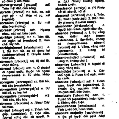 Từ Điển Anh - Việt