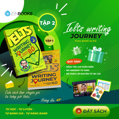 COMBO Sách 3 Quyển IELTS Writing & Essential Words (IELTS Writing From Basic to Band 6.0 TB - 8.0 & Essential Words)
