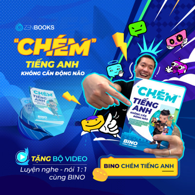 Combo Sách Giao Tiếp Từ Cơ Bản Đến Chém Tiếng Anh Không Cần Động Não