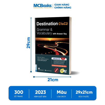 Destination C1&C2 Grammar and Vocabulary (Kèm Đáp Án) Tặng Audio và bài tập thực hành MCBooks