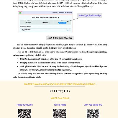 Giáo Trình Tiếng Trung Tăng Cường (Khổ Lớn - In Màu) - Giáo Trình Tổng Hợp 3 (Học Kèm Khóa Học Trực Tuyến Miễn Phí, Tặng File Nghe MP3) 