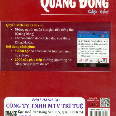 Tự Học Tiếng Quảng Đông Cấp Tốc - Ngọc Lâm, Chí Huy