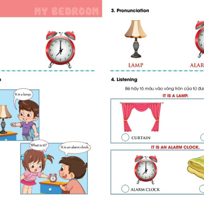 I Can My Bedroom - sách học tiếng Anh cho trẻ mầm non