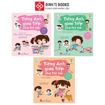 Sách-Tiếng Anh giao tiếp cho trẻ em Combo 3 tập