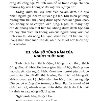 Tìm Hiểu Tính Cách Con Người Qua Năm Sinh Tuổi Ngọ