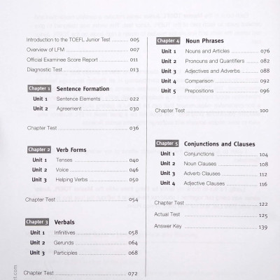 Master Toefl Junior Basic: Language Form & Meaning (Cefr Level A2) - Gramma