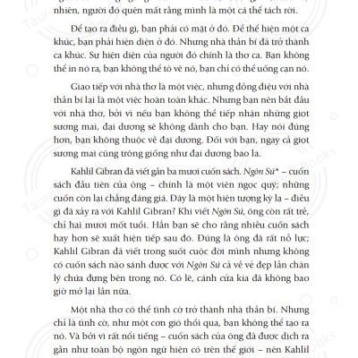 Đọc Ngôn Sứ, nói về Yêu - OSHO