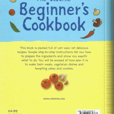Sách về nấu ăn tiếng Anh: Beginners Cookbook