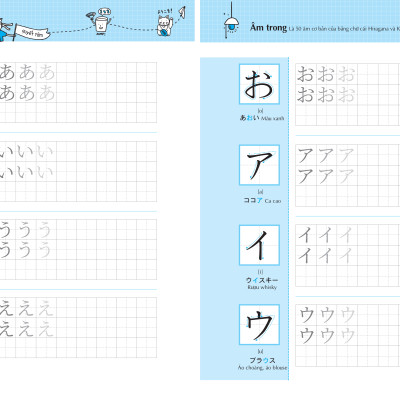 Combo 2 Cuốn Keep It Up: Tiếng Nhật Cấp Tốc Cho Người Mới Bắt Đầu + Tập Viết Tiếng Nhật Theo Bảng Chữ Cái Hiragana