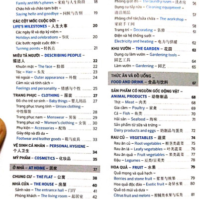 Combo 2 sách Từ điển hình ảnh Tam Ngữ Trung Anh Việt – Visual English Vietnamese Chinese Trilingual Dictionary +Tuyển tập cấu trúc cố định tiếng Trung ứng dụng +DVD tài liệu