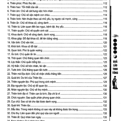 Tinh Tượng Học Cổ Đại: Quả Lão Tinh Tông - Quyển Thượng (Tinh mệnh Học Đại Toàn Cát Hung Cách Cục Tinh Mệnh)
