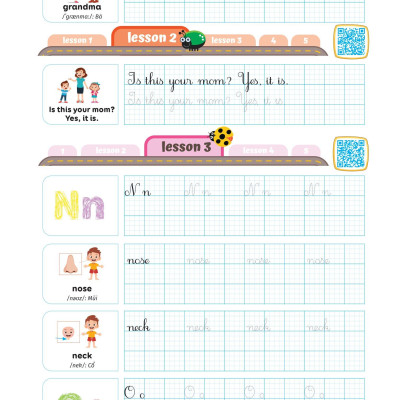 Luyện Viết Chữ Đẹp Từ Vựng Tiếng Anh Family And Friends - National Edition 2