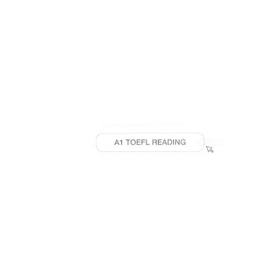 Toefl iBT - Reading