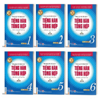 Combo 6 Tập Tiếng Hàn Tổng Hợp Dành Cho Người Việt Nam (Giáo trình+SBT) - Bản Quyền
