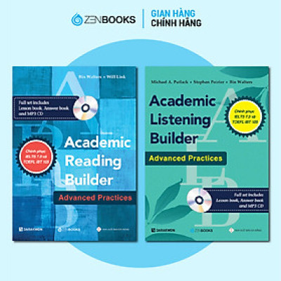 Combo 2 cuốn: Academic Listening Builder + Academic Reading Builder