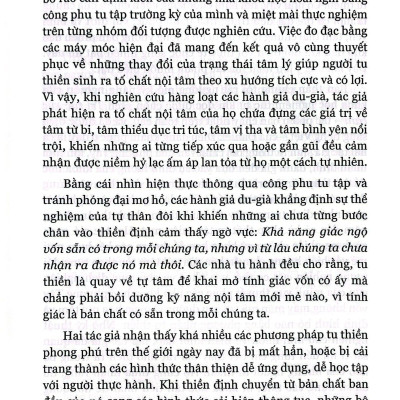 Khoa Học Của Thiền Định