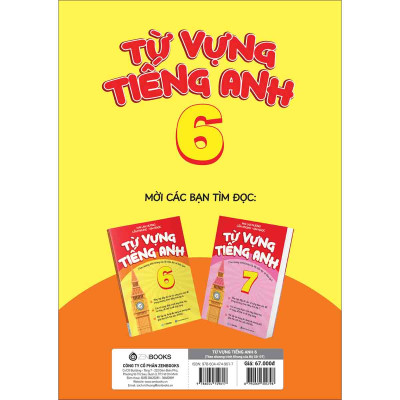 Từ Vựng Tiếng Anh 6 (Theo Chương Trình Khung Của BGD & Đạo Tạo)