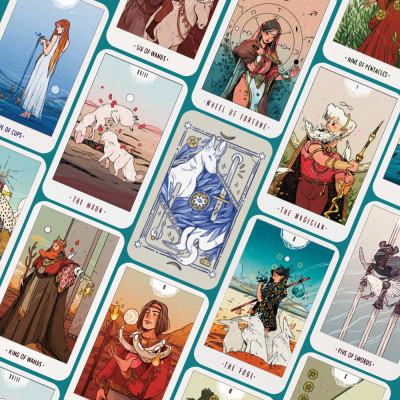 [Boxset Việt hoá]  White Numen Tarot (Bộ bài & Sách hướng dẫn)