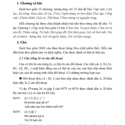 3000 Câu Đàm Thoại Tiếng Hoa - Chữ Phồn Thể Đài Loan