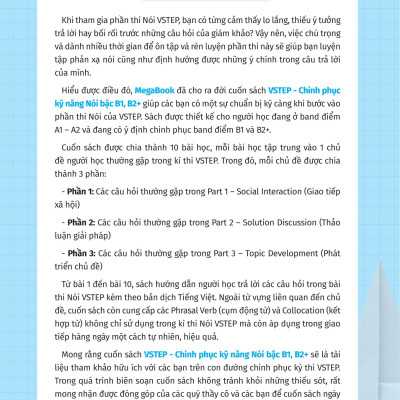 Combo VSTEP - Chinh Phục Kỹ Năng Viết Và Nói Bậc B1, B2+ (Bộ 2 cuốn) - MEGA
