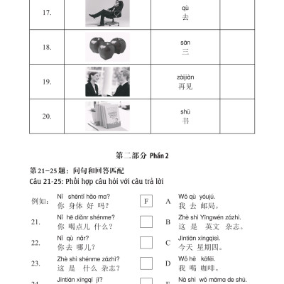 Bài Tập Giáo Trình Hán Ngữ Tập 1 – Quyển 1&2 – Luyện Thi HSK Cấp 1-2 (Tặng Kèm Khoá Học Trực Tuyến)