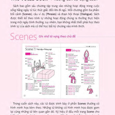Sổ Tay Từ Vựng Tiếng Anh - Từ Lúc Thức Giấc Đến Khi Đi Ngủ (Kèm file MP3)