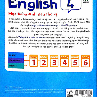 Học Tiếng Anh Siêu Thú Vị : Sách Luyện - Tập 4