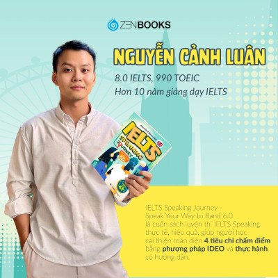 COMBO Sách Lộ Trình Tự Học IELTS Writing & Speaking Từ Cơ Bản Đến Band 6.0