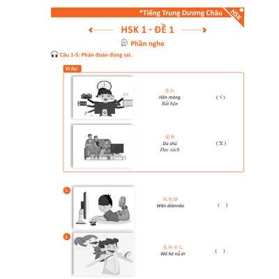 Sách - Combo Chinh Phục HSK 123456 - 3 Quyển - Luyện Thi HSK/HSKK - (Bài tập - Đáp án - Giải thích) - Phạm Dương Châu