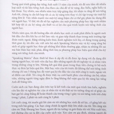 Speaking Matrix - 1 Phút Nói Tiếng Anh Như Gió