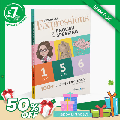 Trạm Đọc Official | Expressions For English Speaking - 1 Ngày 5 Cụm 6 Từ