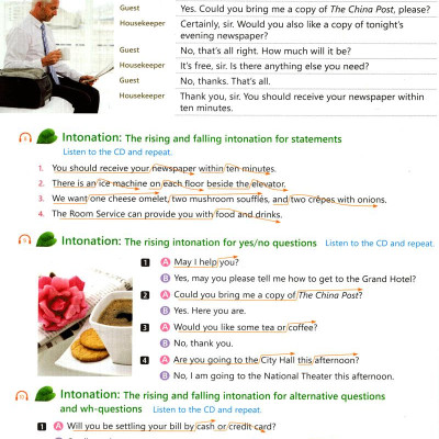 English For Tourism And Restaurants - Book 1 (Kèm file MP3)