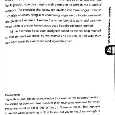 Graded Grammar Exercises 4
