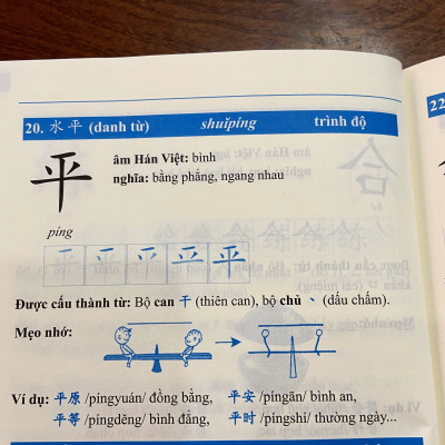 Combo 4 sách: Bộ 3 tập Siêu Trí Nhớ Chữ Hán + 5099 Từ Vựng HSK1 – HSK6 Từ Điển Tam Ngữ Anh – Trung – Việt 