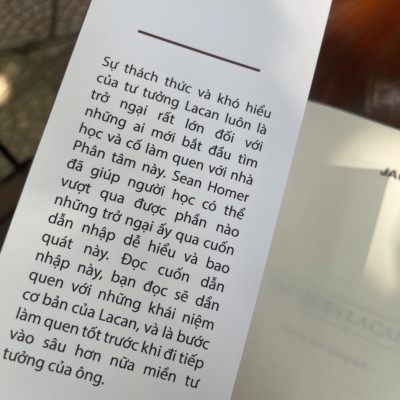 (Tuyển tập Các nhà Tư tưởng Trọng Yếu) JACQUES LACAN (Bìa mềm) - Sean Homer - Nguyễn Bảo Trung dịch – Khaiminhbook – NXB Dân trí