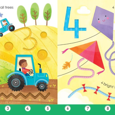 Sách tương tác thiếu nhi tiếng Anh: Fingertrail 123