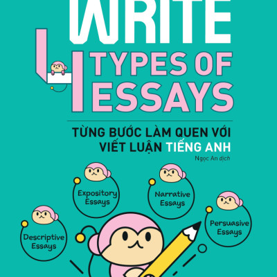 Combo 2 Cuốn: Let’s Write! 01 - Viết Đoạn Không Khó + How To Write 4 Types Of Essays
