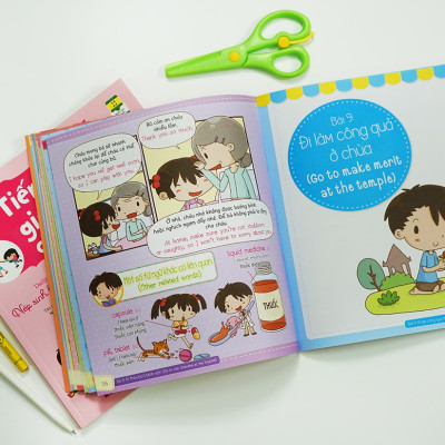 Sách-Tiếng Anh giao tiếp cho trẻ em Combo 3 tập