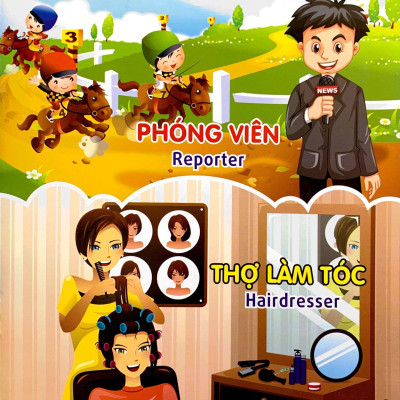 Tủ Sách Học Tiếng Anh Bằng Hình - Su Su Nhận Biết - Nghề Nghiệp