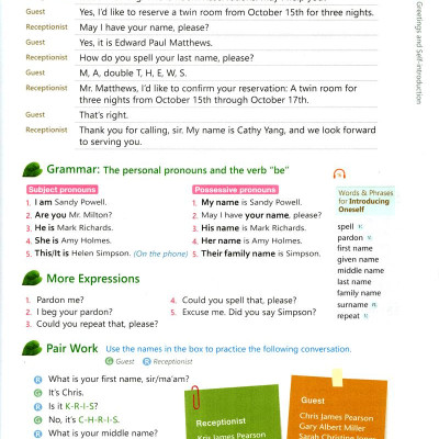 English For Tourism And Restaurants - Book 1 (Kèm file MP3)