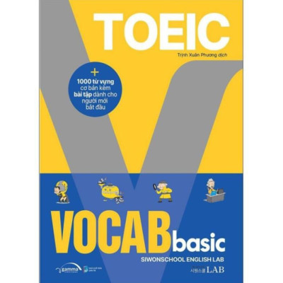 Sách Toeic vocab basic - 1000 từ vựng cơ bản kèm bài tập dành cho người mới bắt đầu - Alphabooks - BẢN QUYỀN