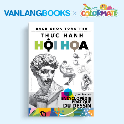 Sách Bách Khoa Toàn Thư - Thực Hành Hội Họa + Hộp Giấy 24 Cây Phấn Màu Soft Pastel - Vanlangbooks x Colormate