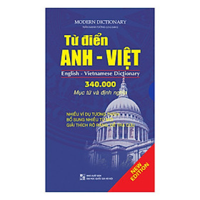 Từ Điển Anh - Việt (340.000 Mục Từ Và Định Nghĩa)