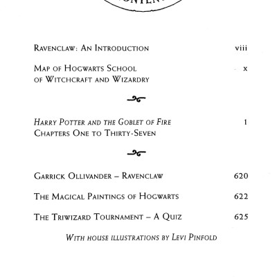 Harry Potter And The Goblet Of Fire - Ravenclaw Edition